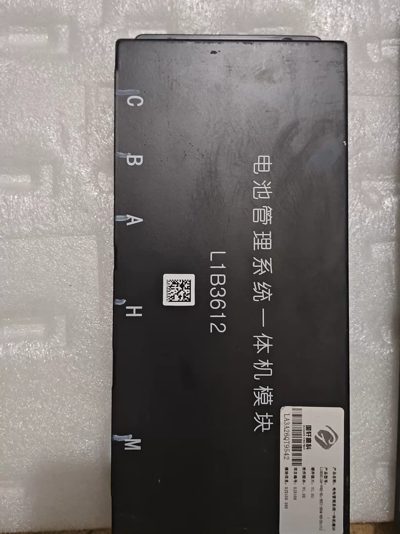 巡鹰新能源电池管理系统一体机模块L1B3612，拆机件，型号L1B