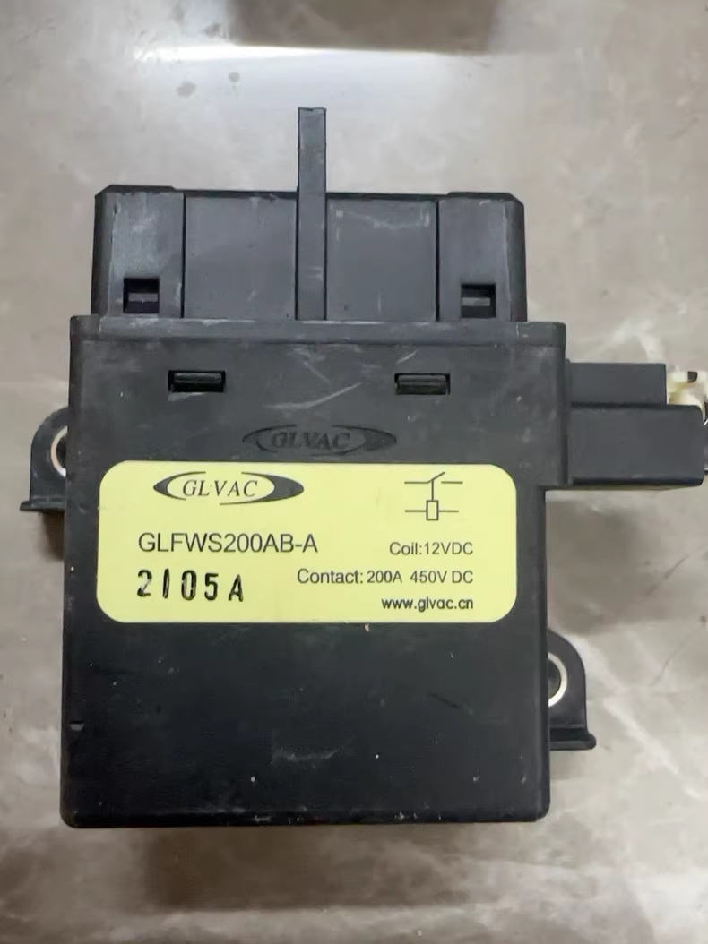 GLVAC国力高压直流继电器GLFWS200AB-A 12V线圈，200A 450VDC规
