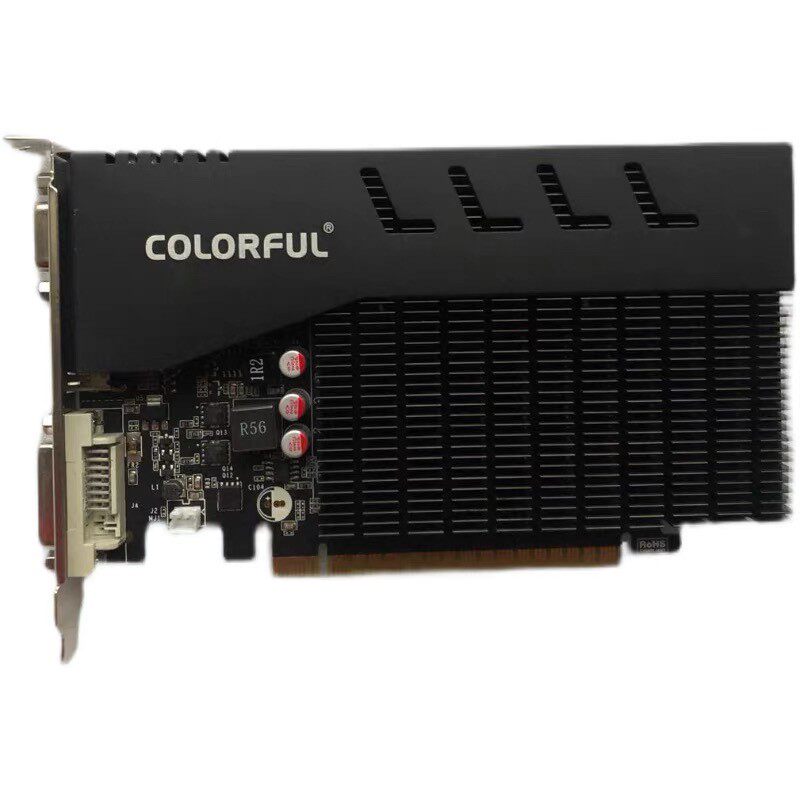 现货 七彩虹gt710冰暴鲨1gd3 gtx710静音散热显