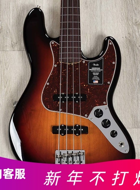 Fender芬达美专2代二代II JAZZ BASS FRETLESS无品电贝司019 4000