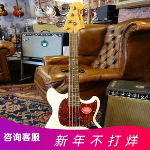 F75折Squier思奎尔CLASSIC VIBE 60S MUSTANG BASS电贝司037-4570
