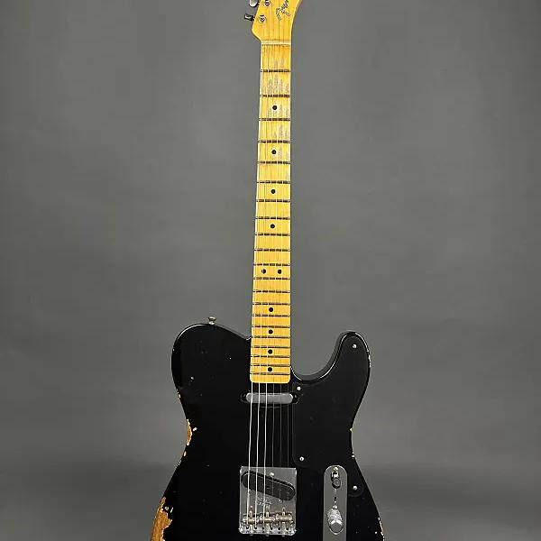 88折Fender芬达Custom Shop Roast Pine原装烤枫木重度做旧电吉他