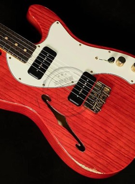 9折Fender芬达Custom Shop Wildwood 10 60s Thinline Tele P-90s