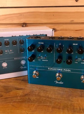 X标价9折 Fender 芬达 REFLECTING POOL DELAY/REVERB 混响效果器