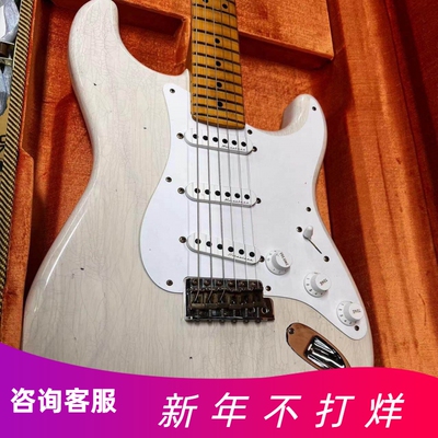 Fender芬达电吉他三单枫木白色