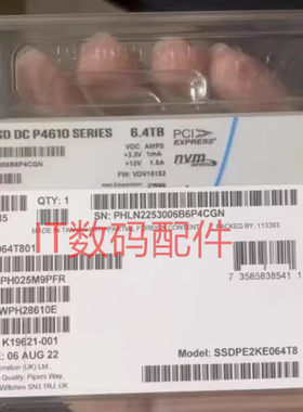 DELL R740 R750 R750xs 固态硬盘 P4610 6.4T U.2 nvme pcie SSD
