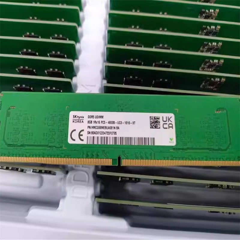 SK hynix 8G 1RX16 PC5-4800B HMCG66MEBUA081N DDR5台式机内存条