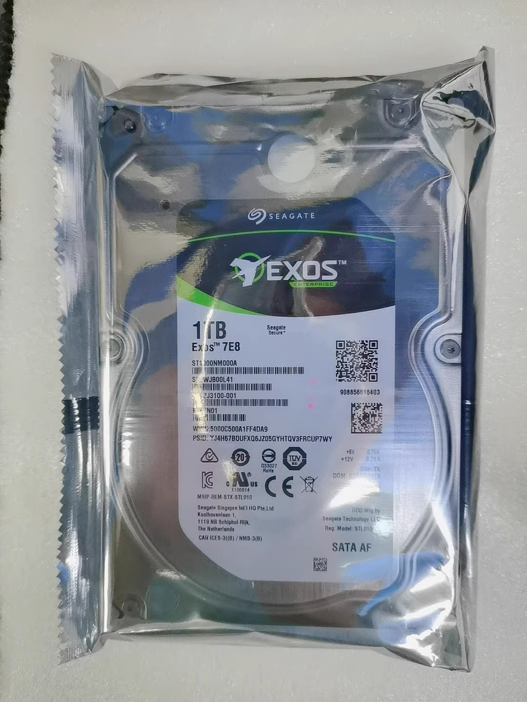全新希捷 ST1000NM000A/0055 1TB银河企业级7.2K SATA 1T机械硬盘