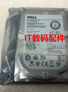 全新 原装 DELL ST91000640SS 1T SAS 2.5寸7.2K 09W5WV 硬盘 1TB