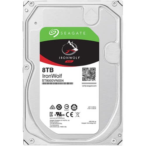 Seagate/希捷ST8000VN004 酷狼8tb台式机械硬盘8t垂直256M群晖NAS