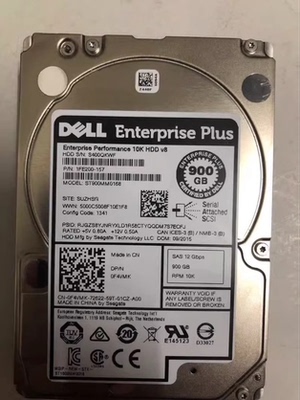 DELL/戴尔 EQ 900G 10K SAS 2.5寸 12GB ST900MM0168 硬盘 0F4VMK