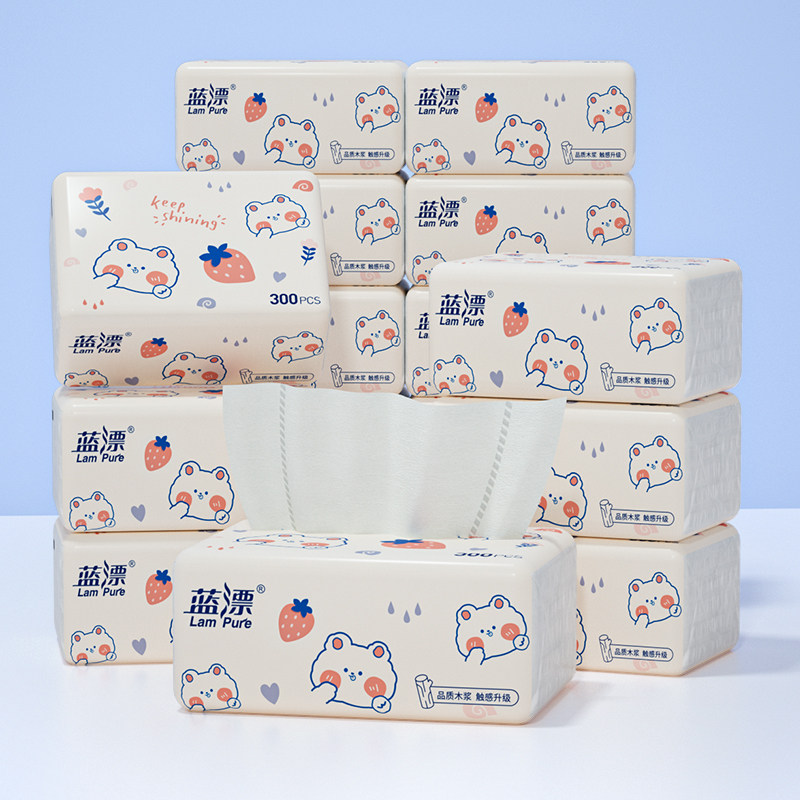 【300张/包白色】抽纸加量大包纸巾批发家庭餐巾纸实惠面巾纸,洗护清洁剂/卫生巾/纸/香薰,保湿纸巾/乳霜纸/云柔巾,淘宝优惠券,粉丝福利购,淘宝优惠卷