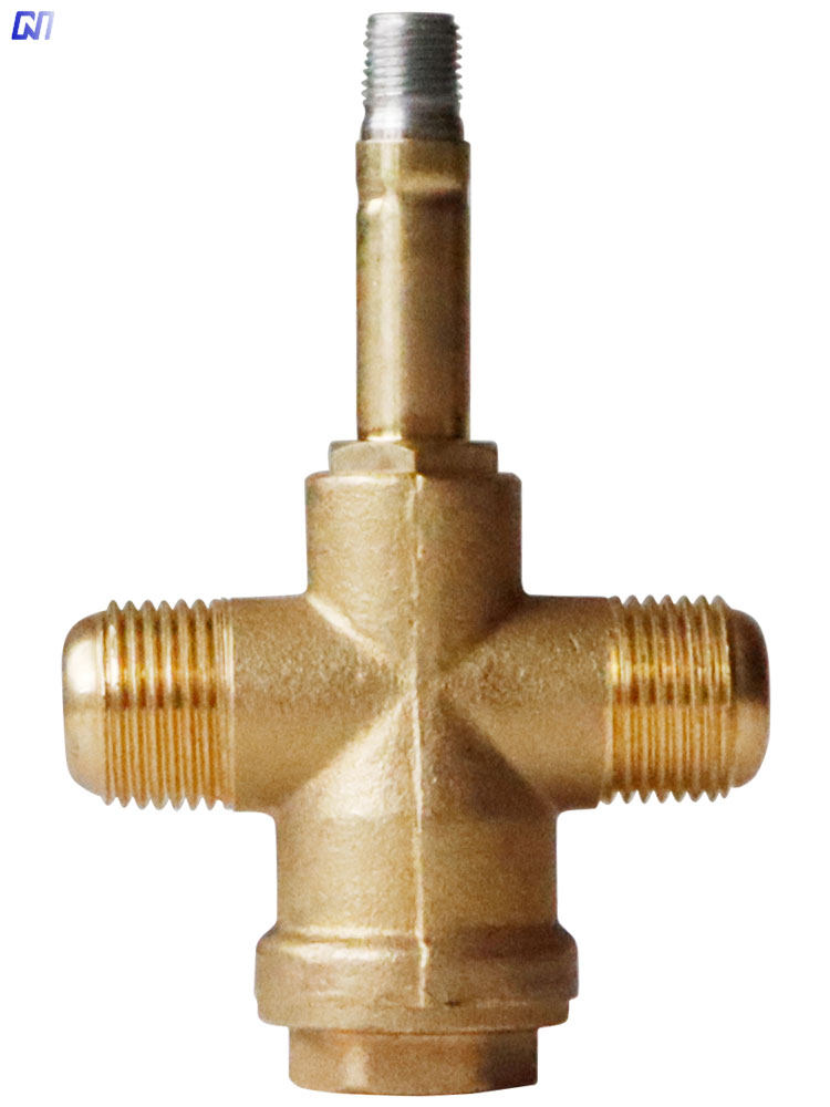 空压机配件大全电磁单向阀总成止回自动排气阀体电动打气泵磅14mm