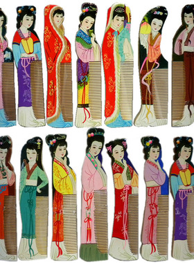 花样古代梳子中国风送老外小礼品
