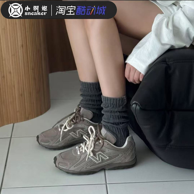 新百伦休闲棕褐色薄底运动鞋