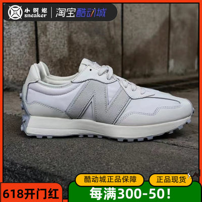 NEWBALANCE327系列奶白跑步鞋