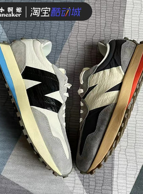 New Balance NB327系列做旧灰白鸳鸯运动休闲复古跑步鞋 MS327RG
