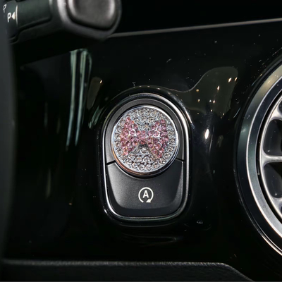 适用于奔驰GLB200 GLA CLA A级A180 A200L一键启动按键镶钻装饰贴