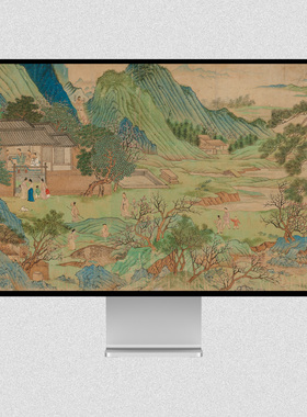 GUESSWP 8张桃花源图5K壁纸古风山水图壁纸苹果手机Mac平板ipad