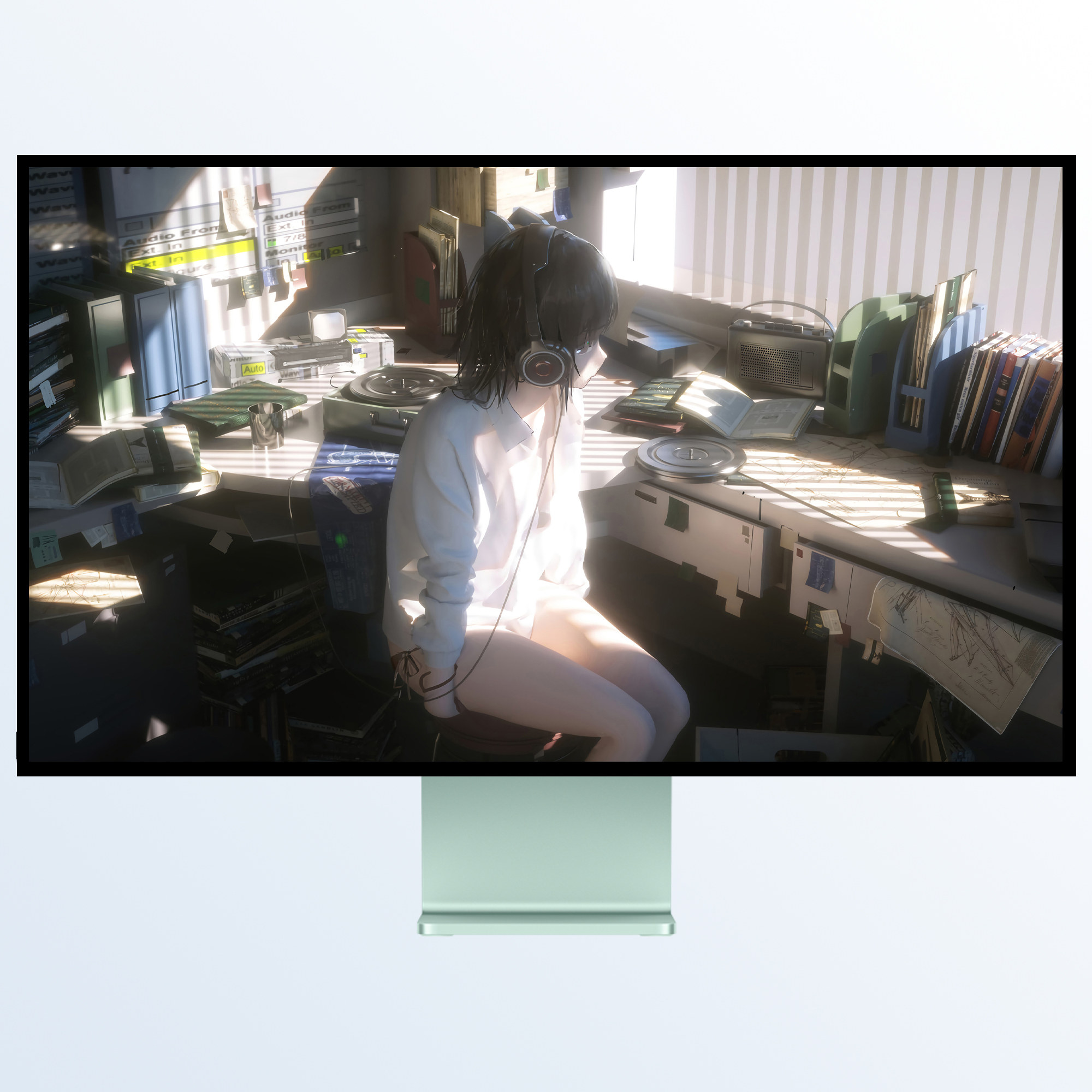 guesswp 8张少女光影动漫壁纸4k平板壁纸高清mac壁纸ipad壁纸 d13