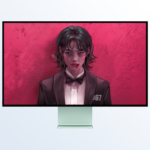 GUESSWP 2张人物板绘作品4K平板壁纸Mac壁纸ipad电子壁纸