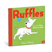绘本图画故事书 ball and 弹力球 the 莱弗和丢失 Ruffles Nosy bouncy 英文原版 大嘴鸟 lost Crow 儿童英语启蒙