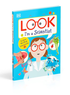 英文原版 Look I'm a Scientist 我是小小科学家 DK幼儿科普 激发儿童的想象和创造力 幼儿STEM启蒙读物
