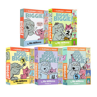 精装 英文原版 Elephant 预售 情商教育培养绘本 Willems 15个故事 小猪小象合集5册合售 绿山墙图书 莫威廉斯 Piggie