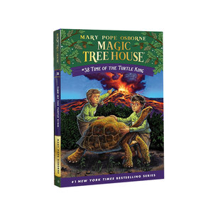 英文原版 The Magic Tree House 神奇树屋 38 Time Of The Turtle King 精装 学生课外读物儿童桥梁章节书