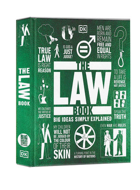 DK人类的思想百科丛书 The Law Book 法律手册 英文原版 人文社科科普全彩铜版纸 精装 Big Ideas Simply Explained