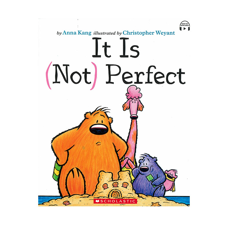 英文原版 Anna Kang：It is (Not) Perfect (with StoryPlus) 他不完美的 学乐儿童哲学启蒙情绪引导绘本