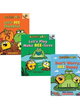 英文原版 Bumble and Bee 大黄蜂和蜜蜂 学乐大树姐妹篇橡树系列 An Acorn 儿童全彩桥梁章节书