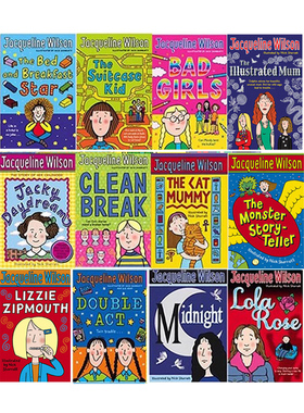 Jacqueline Wilson Sleepovers 麻辣女生基地 12册 小学阶段全覆盖6-12岁 英国儿童文学女王作品 插画Nick Sharratt