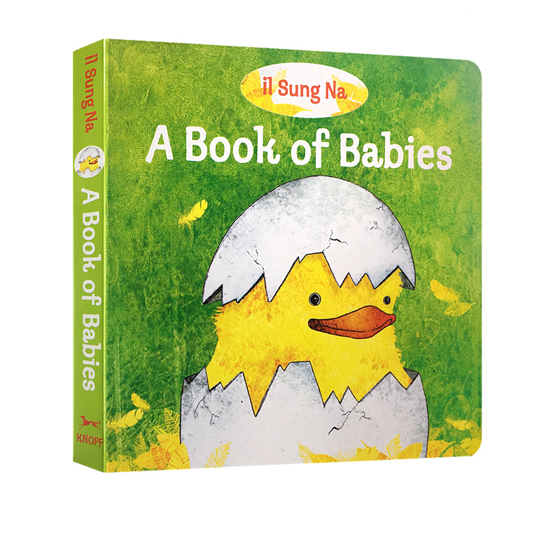 英文原版 一本关于宝宝的书 a book of babies 纸板书 暖心萌萌哒低幼