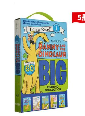I Can Read 第1阶段5册 Danny and Dinosaur 英文原版绘本分级阅读 丹尼和恐龙 儿童图画故事书