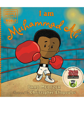 英文原版 I am Muhammad Ali 我是拳王阿里 普通人改变世界 Ordinary People Change the World 精装 青少年人物传记绘本