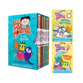 Usborne Billy 比利和迷你怪兽 英文原版 Mini 17册 the 小学生英语学习课外读物 and Monsters全彩儿童章节书精品礼盒装