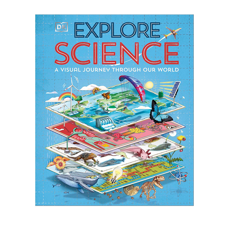 DK大探索 科学 Explore Science 英文原版 儿童知识绘本 科普百科图画书 图表丰富 通俗易懂 7岁以上