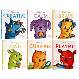 纸板书 Behaviors 纸板书合售 6册 英文原版 情商培养绘本 Child Creative儿童情绪礼仪 情商培养 Brave Play When First