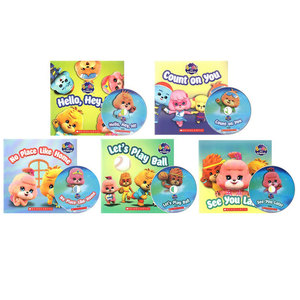 英文原版 孤品清仓 Bodhi and Friends 宝狄与朋友 5册合售 附5DVD 友谊情商 儿童英语启蒙图画故事绘本