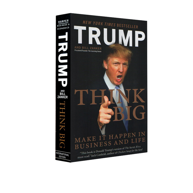 远见思维 Think Big : Make It Happen in Business and Life 川普 唐纳德 特朗普传记 英文原版