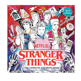 预售 英文原版 怪奇物语 涂色书 Stranger Things: The Complete Coloring Book