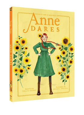 英文原版 Abigail Halpin Anne Dares 有勇气的安妮 少年插画小说 安妮章节书系列 儿童故事绘本