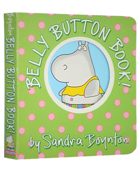英文原版 Belly Button Book 纸板书 桑德拉博因顿启蒙经典系列 Sandra Boynton 洞洞书 晚安故事绘本