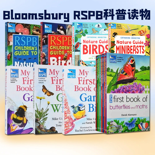 英文原版 RSPB First Book of Flowers/Mammals/ the Seashore 英国皇家鸟类保护协会出品 动植物百科系列 科普绘本读物