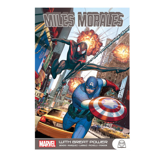 英文原版 Miles Morales With Great Power 迈尔斯莫拉莱斯 能力越大 漫威蜘蛛侠全彩漫画 超级英雄成长故事 青少年课外阅读 平装