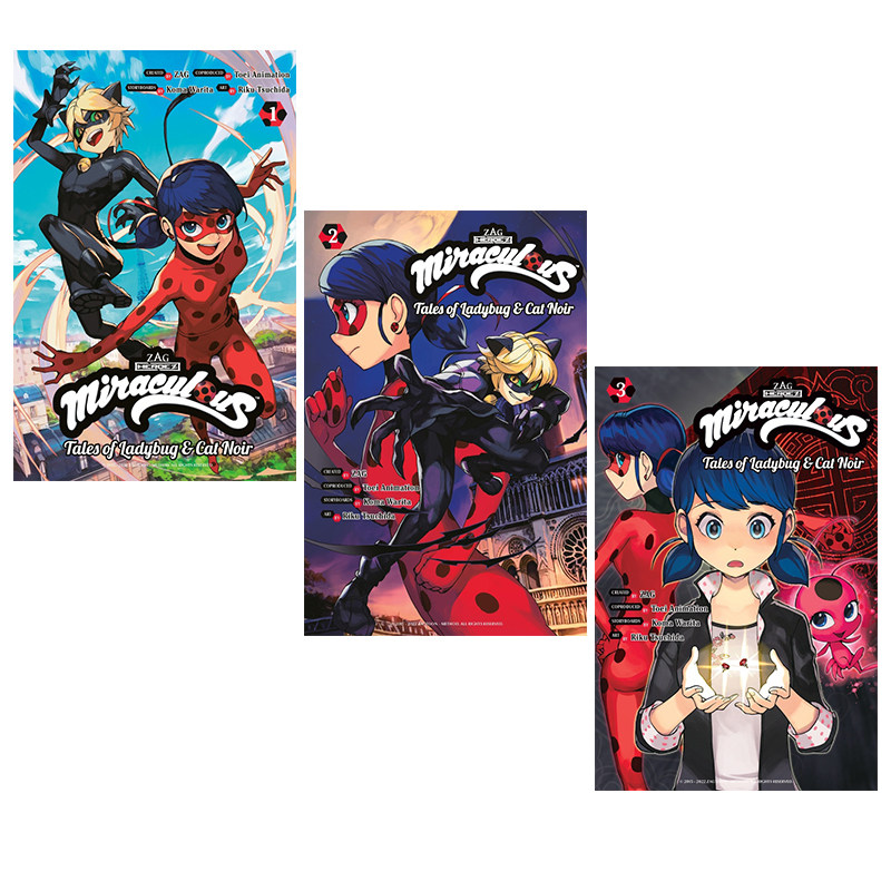 【自营】预售 英文原版Miraculous: Tales of Ladybug & Cat Noir 绽放瓢虫少女 1-3 3册合售 超级英雄题材漫画 奇迹少女 奇迹瓢虫图片