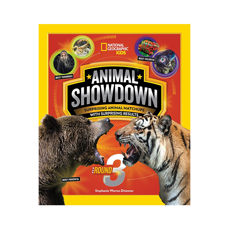 英文原版 National Geographic Animal Showdown : Round Three 美国国家地理 动物大对碰 儿童亲子共读动物科普知识读物