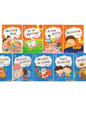 英文原版 Tick-tock Level 系列 9册 L1-L2 牛津原版分级阅读绘本 儿童学前英语启蒙故事书