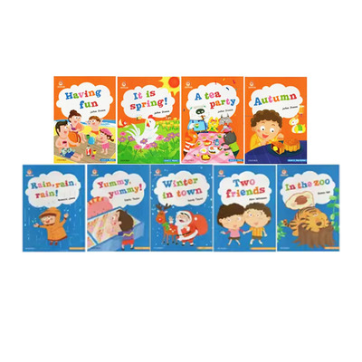 英文原版 Tick-tock Level 系列 9册 L1-L2 牛津原版分级阅读绘本 儿童学前英语启蒙故事书